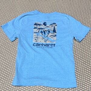 5 Carhartt Light Blue Trail Division Tee